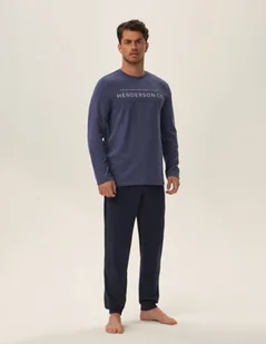 Piżama Jumper 41904-95X Niebieski - Henderson - Piżamy męskie - miniaturka - grafika 1