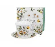 Filiżanki - Komplet filiżanka do herbaty kawy daisy stokrotka - miniaturka - grafika 1