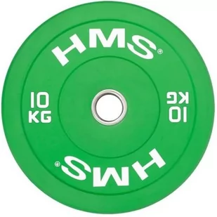 HMS CBR10 GREEN TALERZ OLIMPIJSKI BUMPER 10 KG 1AB-17-61-021 - Pozostały sprzęt siłowy - miniaturka - grafika 1