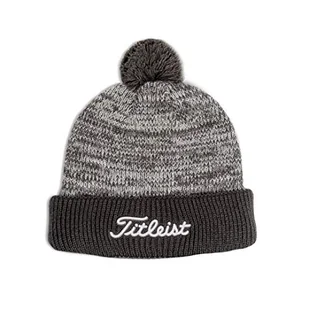 Titleist Czapka z pomponem Beanie, uniseks, szara/biała, szary/biały, jeden rozmiar - Czapki damskie - miniaturka - grafika 1