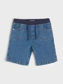 Spodnie i spodenki dla chłopców - Sinsay - Szorty - granatowy - miniaturka - grafika 1