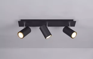 Trio Leuchten Reflektor sufitowy Marley czarny, 3-punktowy - Lampy sufitowe - miniaturka - grafika 5
