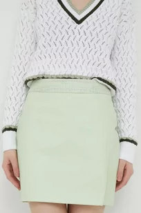 Pepe Jeans spódnica kolor zielony mini prosta - Spódnice - miniaturka - grafika 1
