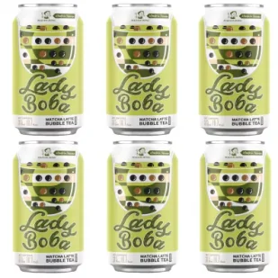 Madam Hong Zestaw Bubble tea matcha 6 x 315 ml - Soki i napoje niegazowane - miniaturka - grafika 1