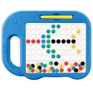 Układanki dla dzieci - Magnetyczna układanka w kształcie słonia - niebieska - miniaturka - grafika 1