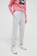 Spodnie damskie - Marmot spodnie dresowe kolor szary melanżowe - miniaturka - grafika 1