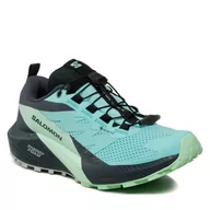 Buty sportowe damskie - Buty Salomon Sense Ride 5 Gore-Tex L47216000 Blue Radiance/Green Ash/India Ink - miniaturka - grafika 1