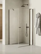 Kabiny prysznicowe - Kabina prysznicowa New Trendy New Soleo 110x80 prostokątna grafit uniwersalna K-2162 - miniaturka - grafika 1