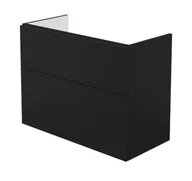 Szafki łazienkowe - Szafka łazienkowa pod umywalkę Deante Prizma 80 cm czarny mat STU_NU81 - miniaturka - grafika 1