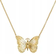 Naszyjniki - NASZYJNIK Z DUŻYM MOTYLEM (C21/WIO/41AU) - miniaturka - grafika 1