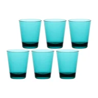Szklanki - ROSE&TULIPANI FIABA Zestaw 6 akrylowych szklanek 440 ml, turkusowy - miniaturka - grafika 1