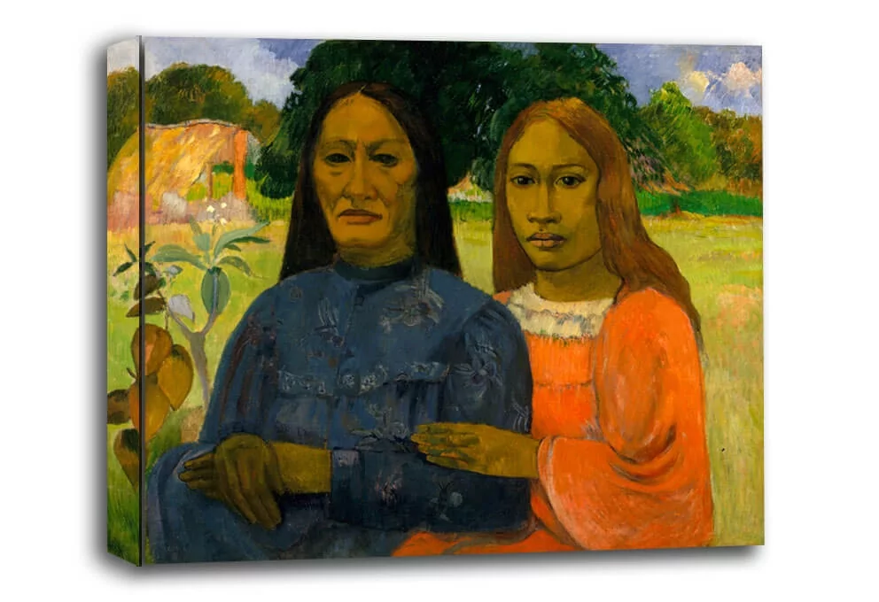 Two Women, Paul Gauguin - obraz na płótnie Wymiar do wyboru: 100x70 cm