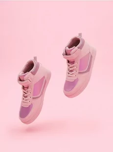 Sinsay - Sneakersy za kostkę - fioletowy - Buty dla dziewczynek - miniaturka - grafika 1