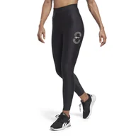 Legginsy - Damskie Legginsy REEBOK RUNNING VECTOR TIGHT HT5996 – Czarny - miniaturka - grafika 1
