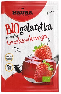 Naura Galaretka o smaku truskawkowym BIO 38 g - Galaretki - miniaturka - grafika 1
