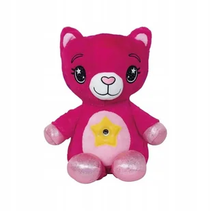 Pluszowy Miś Projektor Gwiazd Gwiezdny Brzuszek Nocna Lampka dla Dzieci - Karuzele dla niemowląt - miniaturka - grafika 1