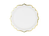 Pamiątka Chrztu Świętego - PartyDeco "Talerzyki, biały, 18,5 cm (1 karton / 25 op.) (1 op. / 6 szt.)" TPP30-008-KARTON [13991857] - miniaturka - grafika 1