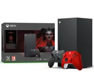 Konsole Xbox - Xbox Series X z napędem - 1TB + Diablo IV + dodatkowy pad (czerwony) - miniaturka - grafika 1