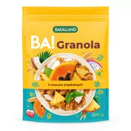 Płatki śniadaniowe i musli - Bakalland BA! Granola 5 owoców tropikalnych 300 g - miniaturka - grafika 1