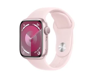 Apple Watch Series 9 GPS 41mm Aluminium Sport S/M Różowy - Smartwatch - miniaturka - grafika 3