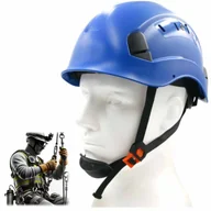 Odzież robocza - Kask roboczy wysokościowy z paskiem regulacja wentylacja THOR blue ST03 PGT - miniaturka - grafika 1