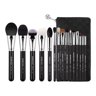 Eigshow Zestaw 15 szt Master Classic Brush Kit Bright Silver - Pędzle do makijażu - miniaturka - grafika 1