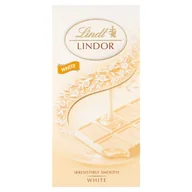 Czekolada - Lindt Lindor Biała czekolada z nadzieniem 100 g - miniaturka - grafika 1