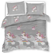 Pościel - Pościel Z Mikrofibry 160X200 Jednorożce 2514 - miniaturka - grafika 1
