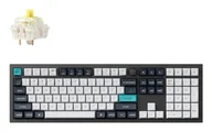 Klawiatury - Keychron Q6 Max USB + RF Wireless + Bluetooth QWERTZ Niemiecki Czarny, Biały Q6M-M4-DE - miniaturka - grafika 1