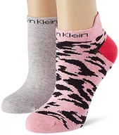 Sneakersy damskie - Calvin Klein Damskie sneakersy Leopard (2 sztuki), różowy melanż, rozmiar uniwersalny - miniaturka - grafika 1
