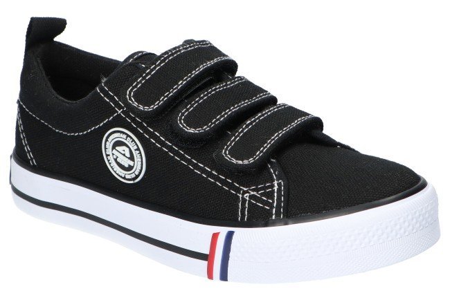 AMERICAN CLUB LH60 ORYGINALNE TENISÓWKI TRAMPKI DZIECIĘCE NA RZEPY BLACK 33