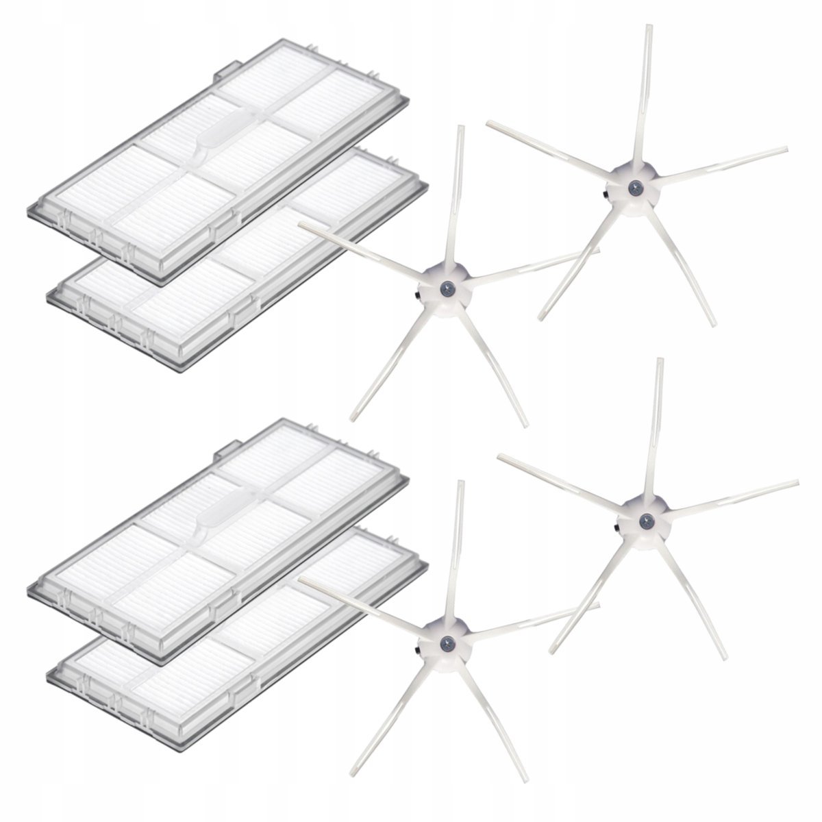 Filtry Szczotki do Roborock S7 S7 MaxV S7 Plus - zestaw 8 szt.