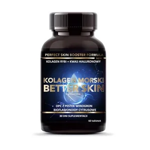 Intenson Kolagen morski better skin Suplement diety 60 tab. - Włosy, skóra, paznokcie - miniaturka - grafika 1