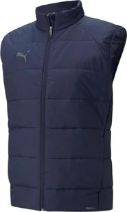 Puma Kamizelka męska Puma Team Liga Vest Jacket granatowa 657968 06 - Kamizelki męskie - miniaturka - grafika 1