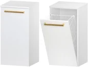 Szafki łazienkowe - Słupek Łazienkowy ATHOS 35 1K- Uchwyt Złoty - miniaturka - grafika 1