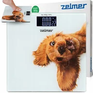 Wagi łazienkowe - Waga Łazienkowa Zelmer Elektroniczna Szklana Slim Precyzyjna Do 180KG - miniaturka - grafika 1