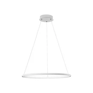 Milagro LAMPA wisząca ORION 501 okrągła OPRAWA zwis LED 22W pierścień ring biały 501 - Lampy sufitowe - miniaturka - grafika 1