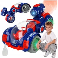 Zabawki zdalnie sterowane - SAMOCHÓD AKROBATA TWISTER AUTO TAŃCZY PUSZCZA DYM DYMIĄCY PREZENT NA ŚWIĘTA Z2045 - miniaturka - grafika 1