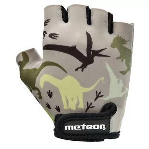 METEOR JUNIOR DINOSAURS XS - Rękawiczki rowerowe - miniaturka - grafika 1