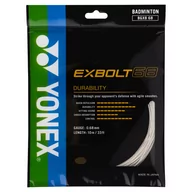 Tenis ziemny - Naciąg rakiety do badmintona Yonex  Exbolt 68 White (10 m) - miniaturka - grafika 1