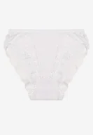 Majtki damskie - Białe Koronkowe Majtki Figi Hassella - miniaturka - grafika 1