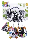 Zabawki interaktywne dla dzieci - BaliBaZoo Kontrastowa Spirala Sensory do wózka - miniaturka - grafika 1