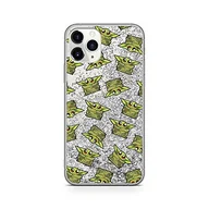 Etui i futerały do telefonów - ERT GROUP etui na telefon Apple Iphone 11 PRO MAX, case oryginalny i oficjalnie licencjonowany przez Star Wars, wzór Baby Yoda 008, optymalnie dopasowane, z efektem płynnego brokatu - miniaturka - grafika 1