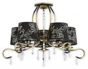 Lampy sufitowe - Lemir Barsa żyrandol 5-punktowy O2475 W5 PAT O2475 W5 PAT - miniaturka - grafika 1