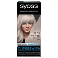 Farby do włosów i szampony koloryzujące - Syoss Cool Blonds Farba do włosów Chłodny Platynowy Blond 12-59 - miniaturka - grafika 1
