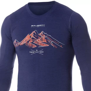 Termoaktywna Bluza Brubeck Outdoor Wool Pro - Bluzy narciarskie - miniaturka - grafika 1