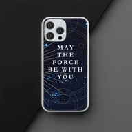 Etui i futerały do telefonów - Etui Gwiezdne Wojny 013 Star Wars Nadruk pełny Granatowy Producent: OnePlus, Model: NORD 2T 5G - miniaturka - grafika 1