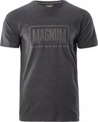 Koszulki męskie - Magnum KOSZULKA MAGNUM ESSENTIAL T-SHIRT 2.0 BLACK MELANGE M - miniaturka - grafika 1