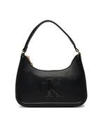 Torebki damskie - Calvin Klein Torebka Bold Ck Small Shoulder Bag LV04F3230G Czarny - miniaturka - grafika 1