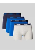 Majtki damskie - Bokserki z elastycznym paskiem z logo w zestawie 4 szt. - Puma - miniaturka - grafika 1